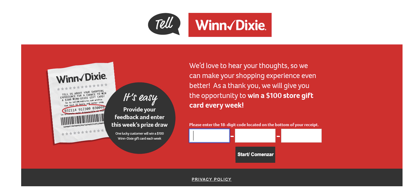 https www tellwinndixie com surveys