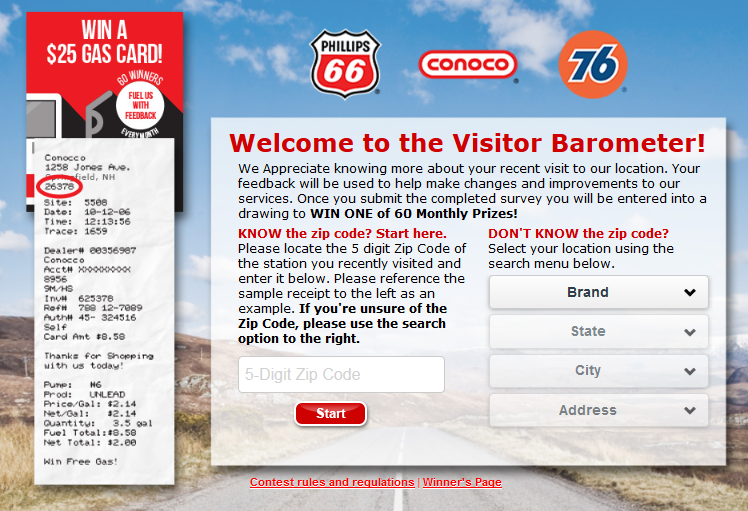 Phillips66 Visitor Barometer Survey