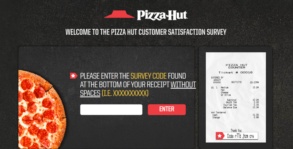 Pizza Hut Customer Satisfaction Survey