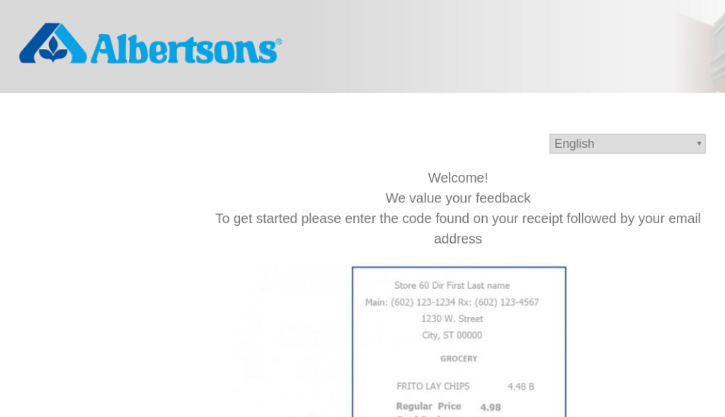 Albertsons Survey Logo