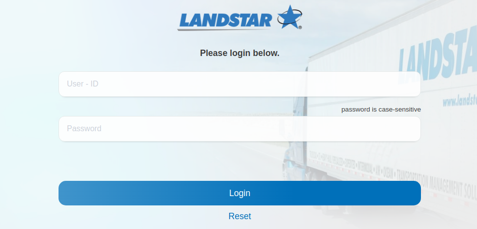 landstar login