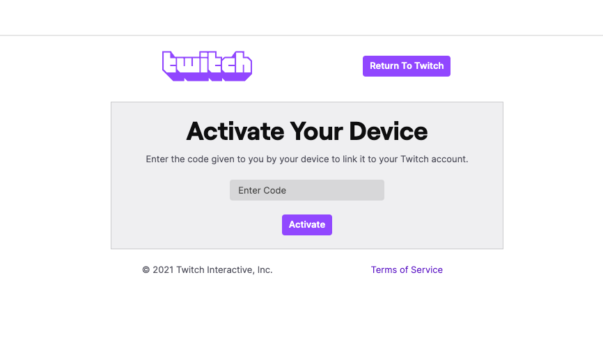 activate twitch tv