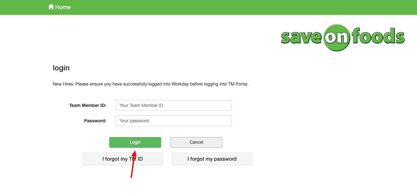 save on foods login